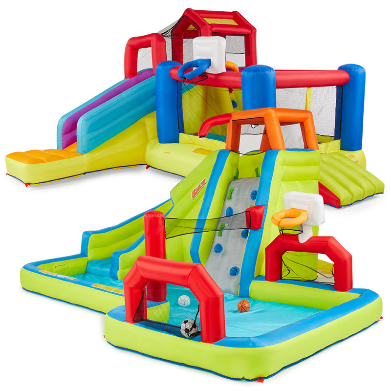 inflatable water slide with blower